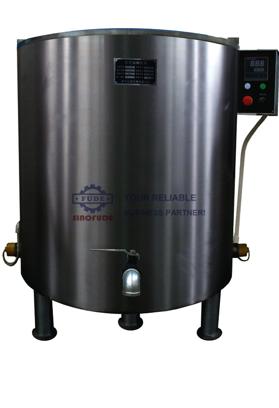 200L- 2000L Electric Heating Chocolate Oil Melting Tank Stainless Steel 304/316 For Melting Cocoa Butter