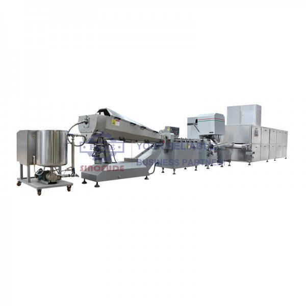 150-1200 kg/h Hard Candy Forming Machine Depositor Confectionery Production Line 55-60 n/min