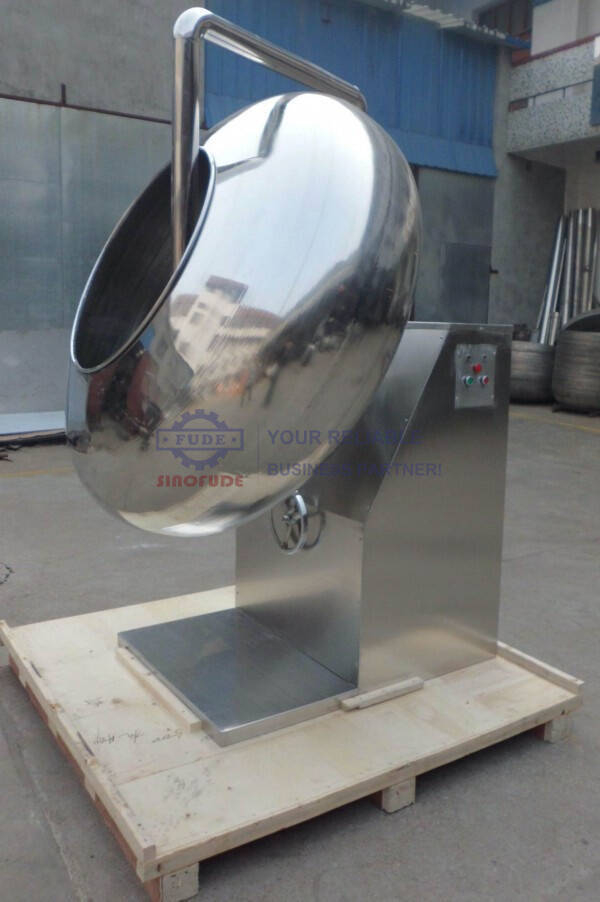 High-Efficiency Chocolate Coating Pan/ Polishing Machinefor Ball Shape, Grain Shape