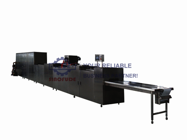 100~180kg/h Automatic Chocolate Moulding Line/ Chocolate Moulding Depositor Maker