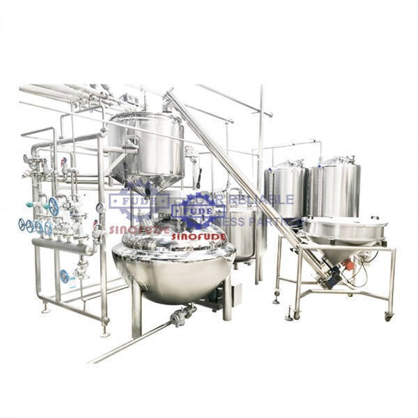 Confectionery Industry Auto Weighing Dissolving And Mixing System For Candy Machine