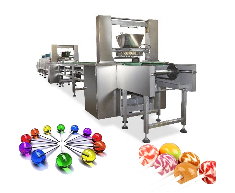 500-600kg/h Easy Operate Lollipop Maker Machine With Siemens Motor